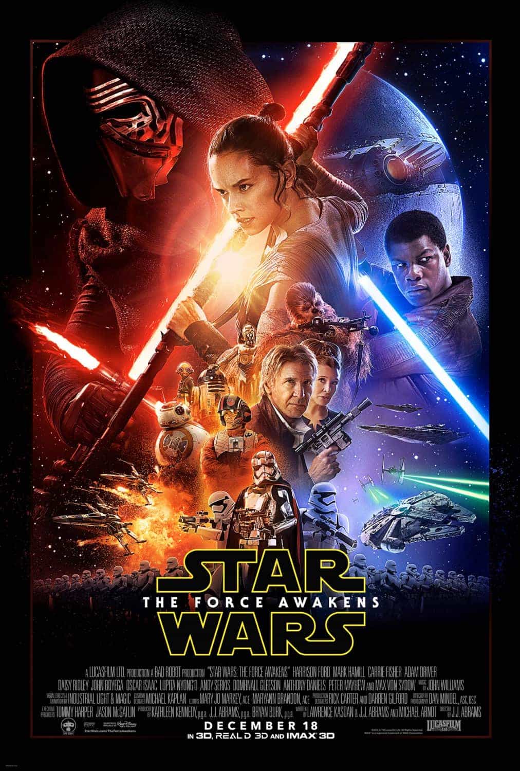 US Box Office Report Weekend 18th December 2015:  The Force did awaken big time