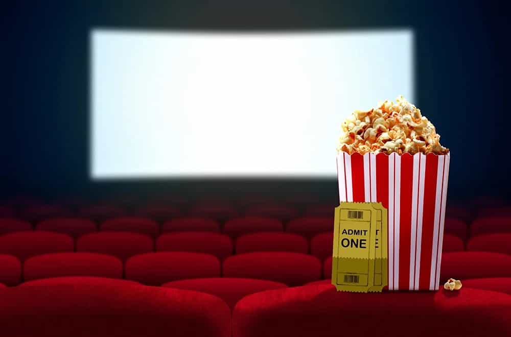 cinema and popcorn